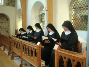 Sisters at Prayer in chapel