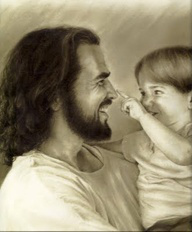 jesus-laughing-with-child